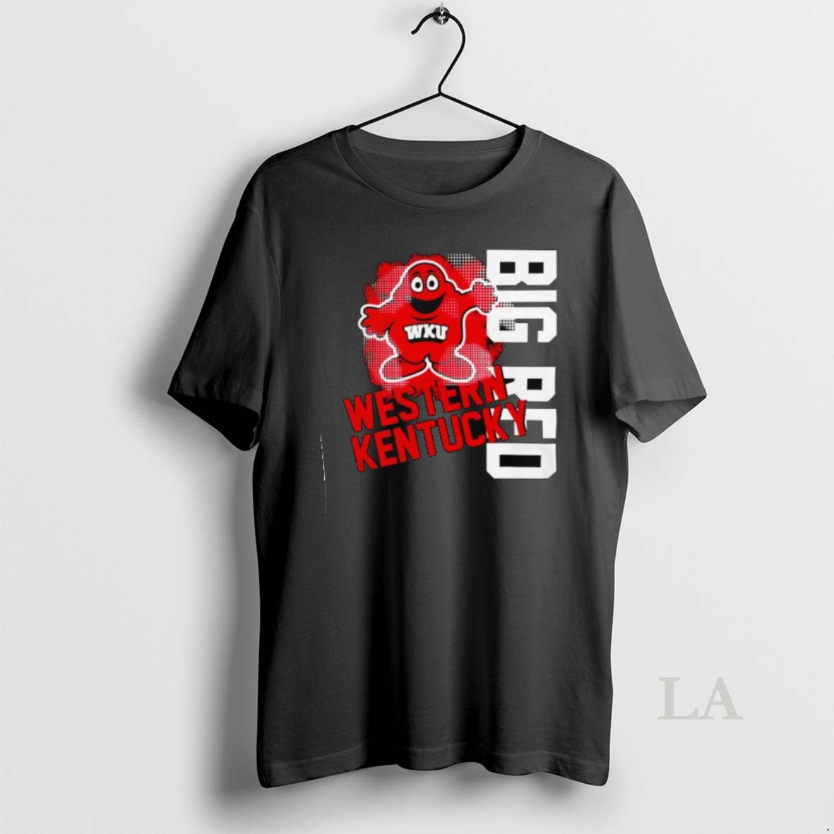 Original Western Kentucky Hilltoppers Logo Vertical Mascot Big Red