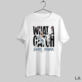 Original What A Catch Isaac Teslaa Football Player Duo Graphic