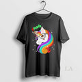 Original Xmas Glasses Unicorn Rainbow Hair Holiday