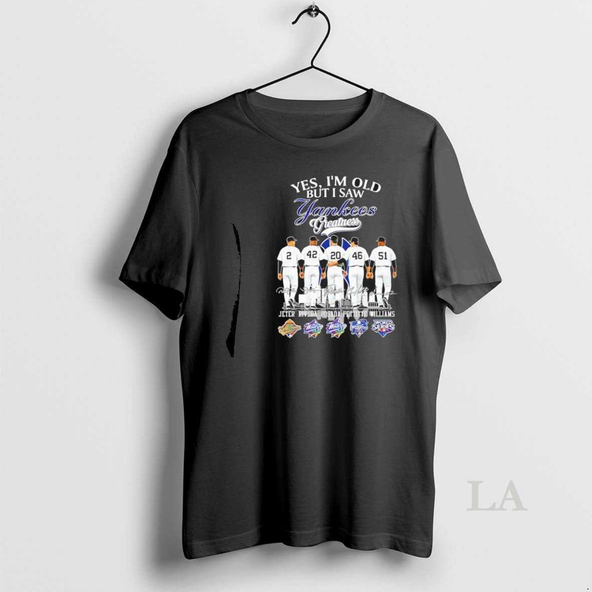 Original Yes Im Old But I Saw Yankees Greatness Legends 5x World Series Signatures