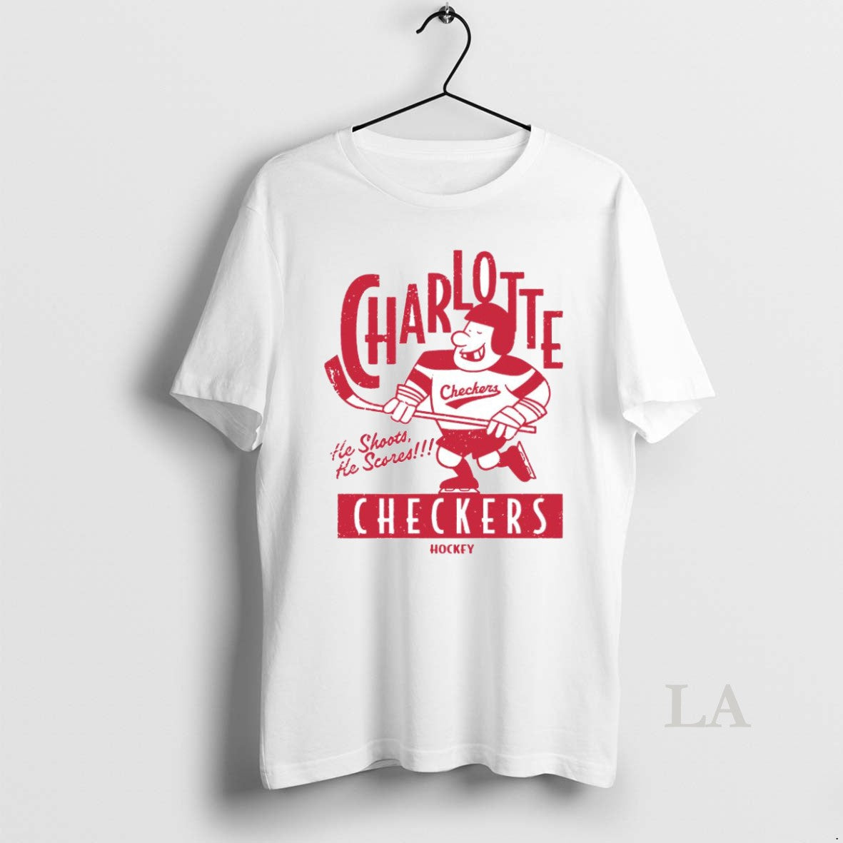 Original Charlotte Checkers Retro Player