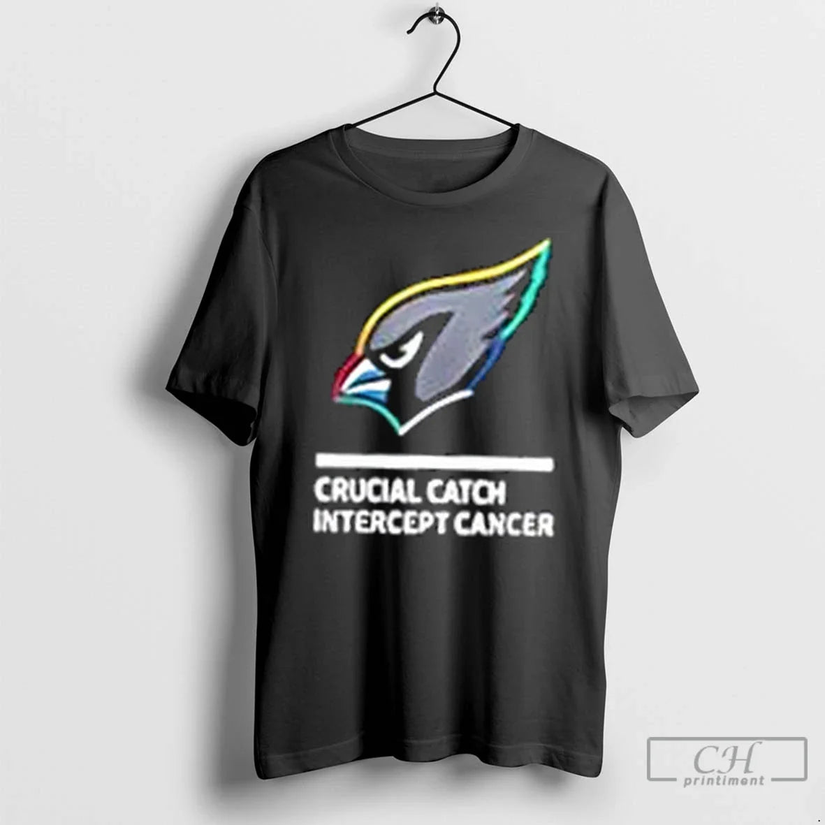 Premium 2025 Crucial Catch Intercept Cancer Arizona Cardinals 2 Sided T Shirts