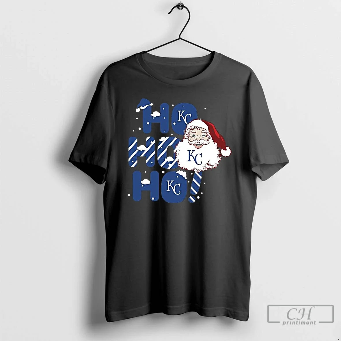 Premium 2025 Kansas City Royals Christmas Santa Ho Ho Ho T Shirts