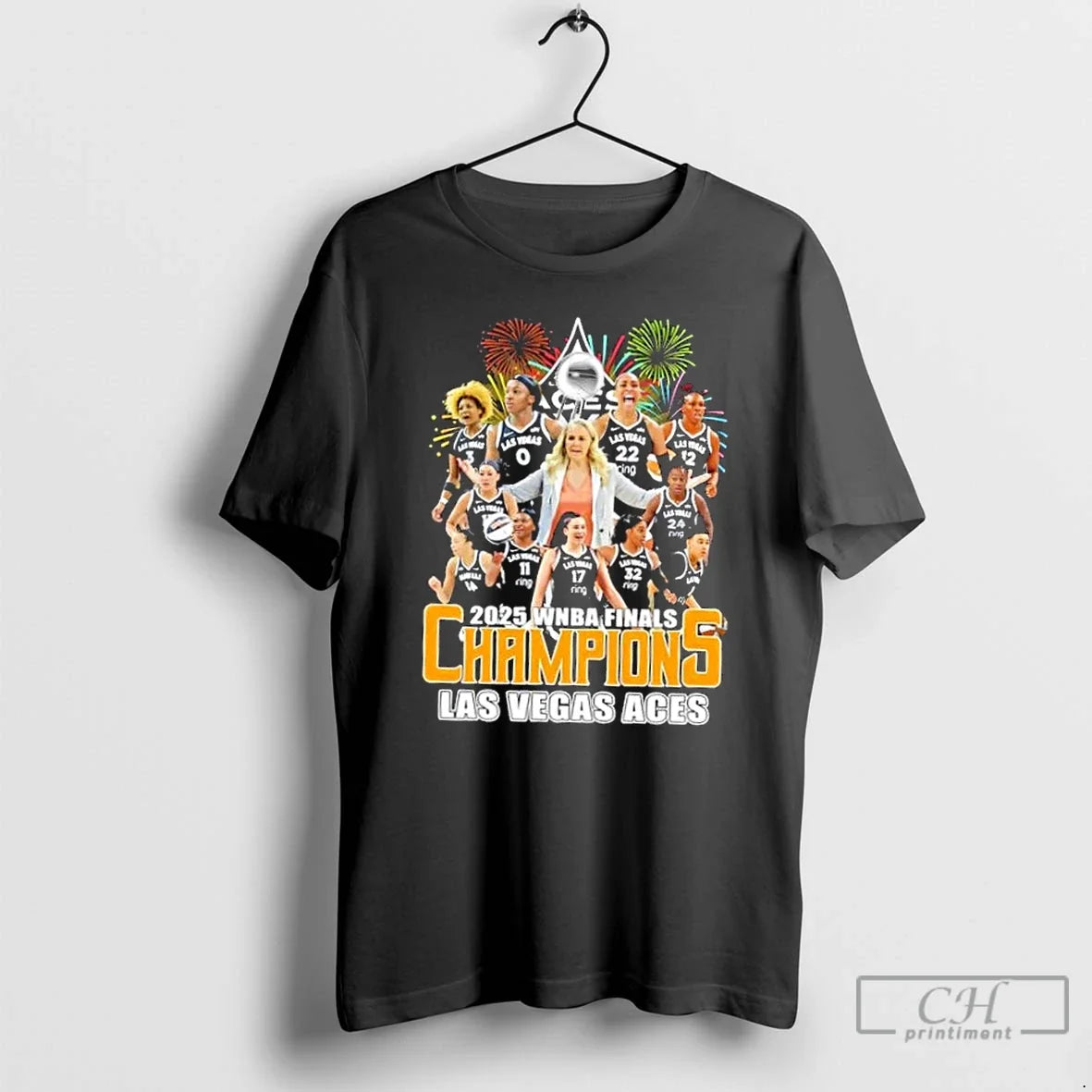 Premium 2025 Wnba Finals Las Vegas Aces Champions All Players T Shirts
