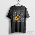 Premium Acoustic Guitar Musical Notes Guitarist Music Teacher Songwriter