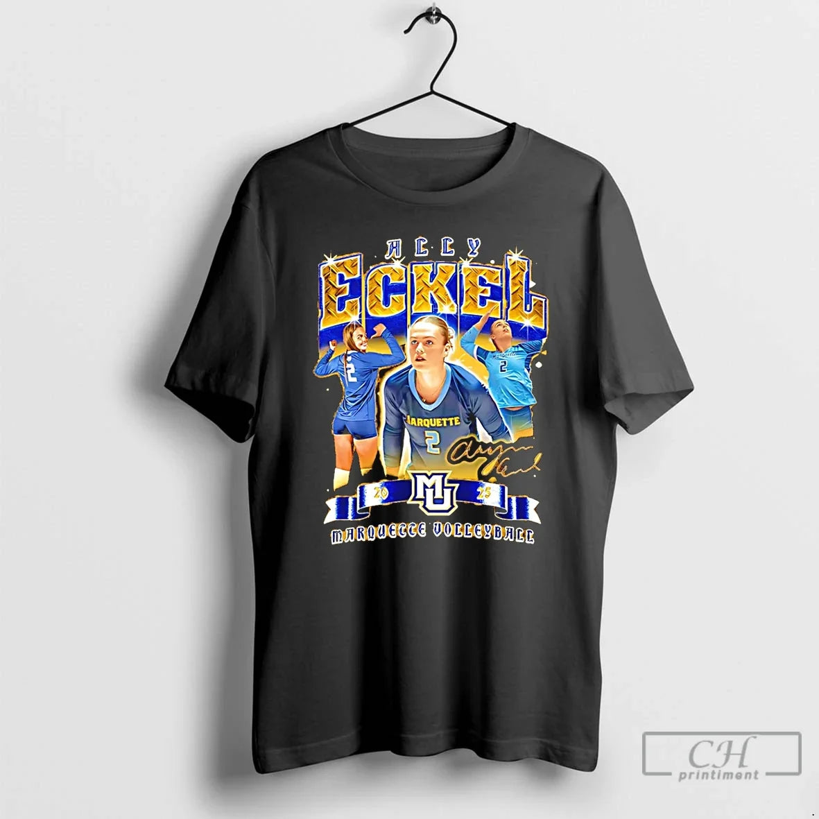 Premium Allyson Eckel Marquette Volleyball Graphic T Shirts