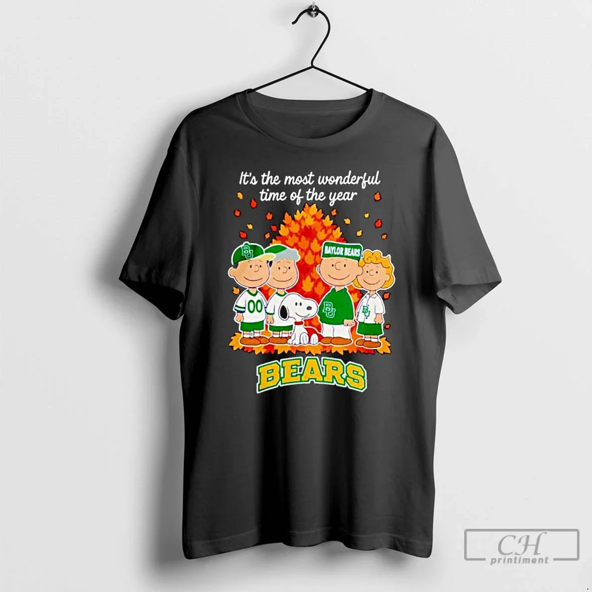 Premium Baylor Bears X Peanuts Its The Most Wonderful Time Of The Year The Fall