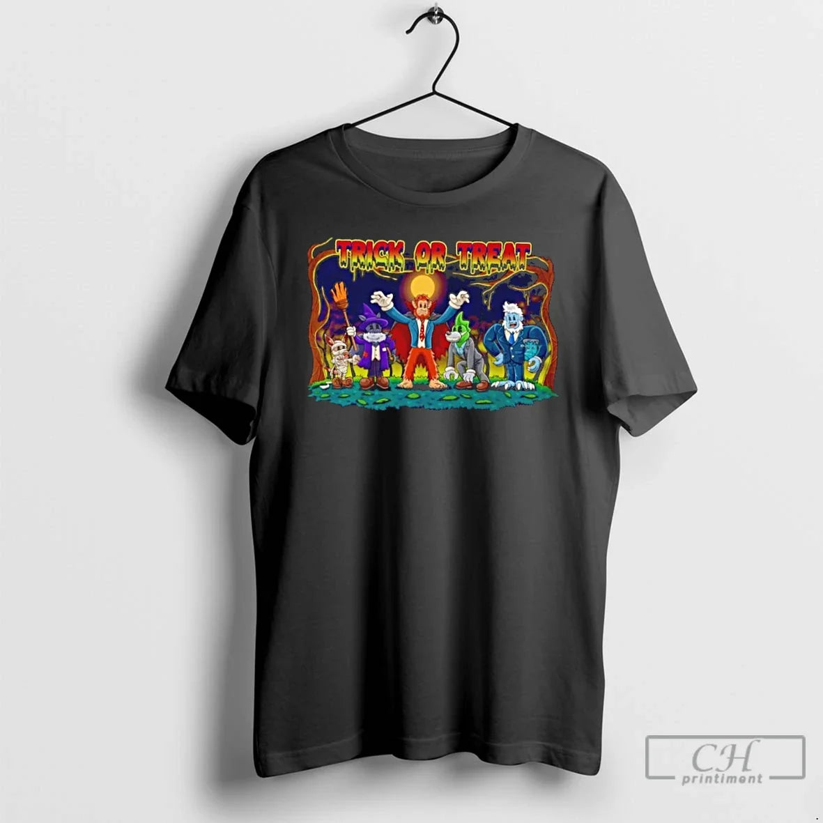 Premium Bennie And Crew Trick Or Treat Halloween T Shirts
