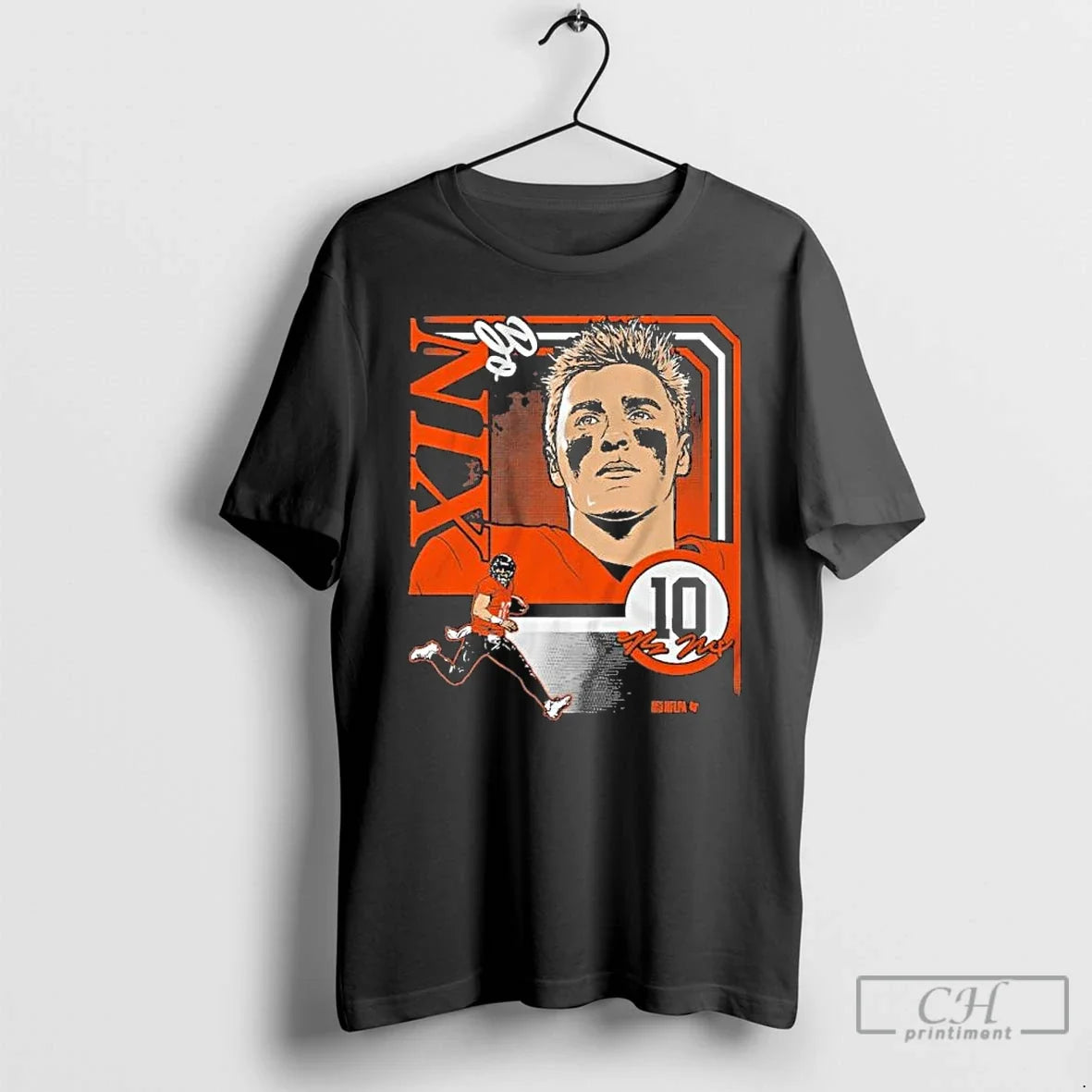 Premium Bo Nix Collage Frame T Shirts