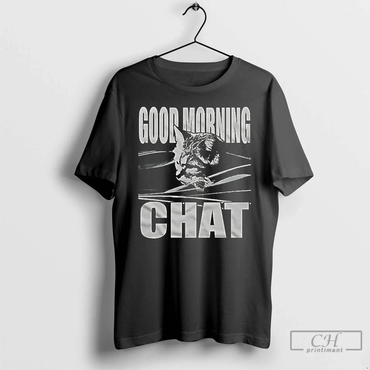 Premium Cat Good Morning Chat Ceramic Ceramic And Classic Dad Cap T Shirts
