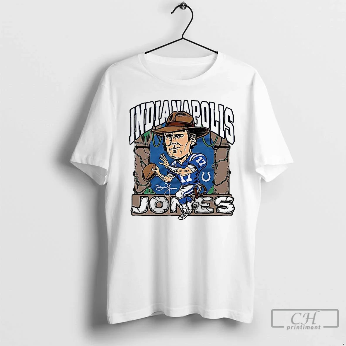 Premium Daniel Jones Royal Indianapolis Colts Indianapolis Jones T Shirts