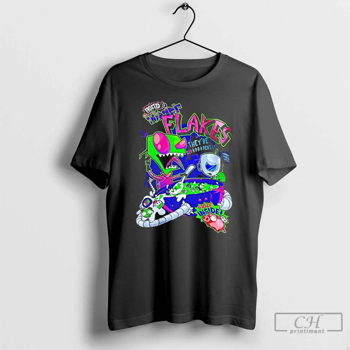 Premium Frosted Flakes Invader Zim Theyre Grrrreat T Shirts