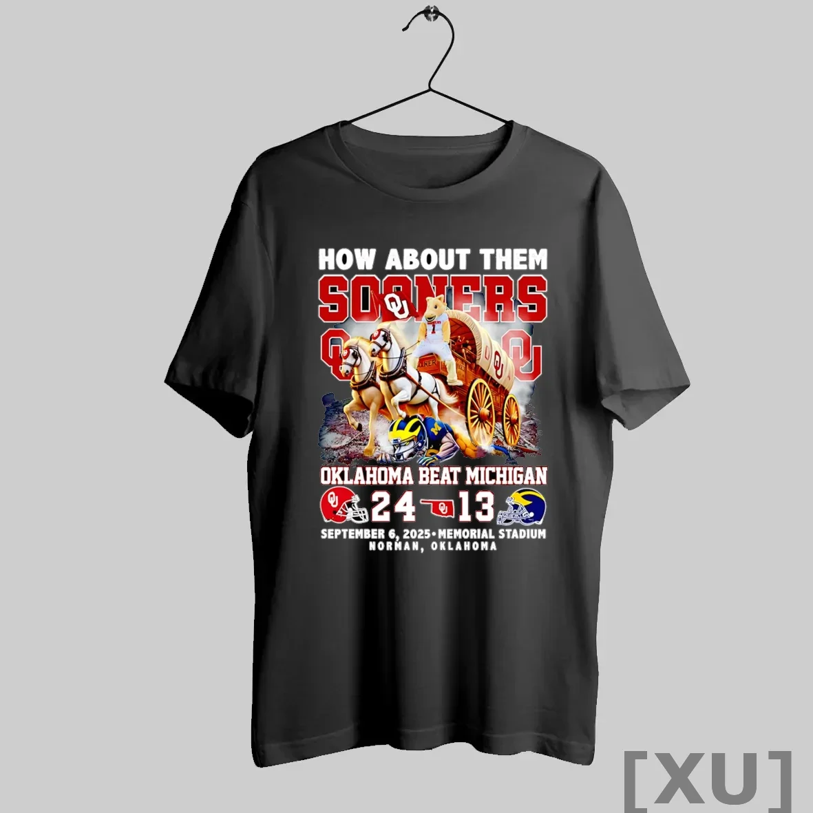 Premium How About Them Sooners Oklahoma Beat Michigan Mascot T Shirts