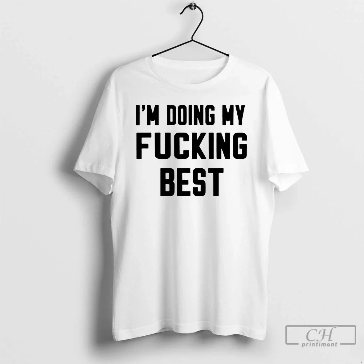 Premium Im Doing My Fucking Best Ornaments T Shirts