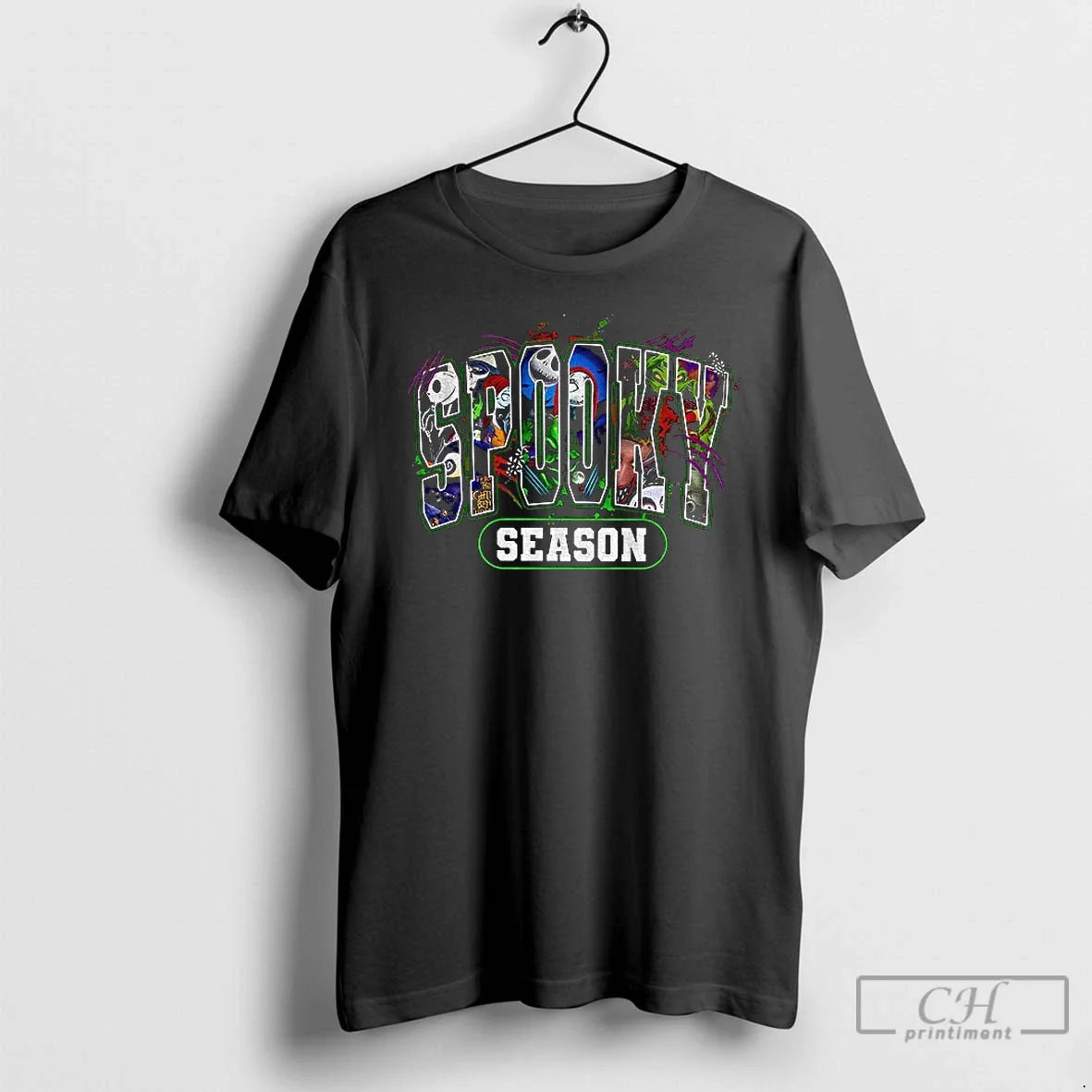 Premium Jack Skellington The Nightmare Before Christmas Spooky Season 2025 T Shirts