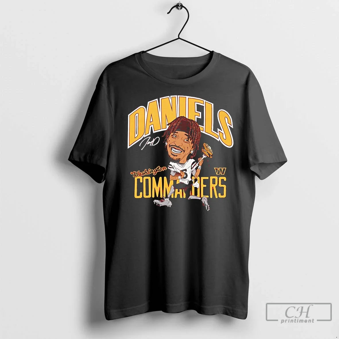 Premium Jayden Daniels Washington Commanders Waffles Signature