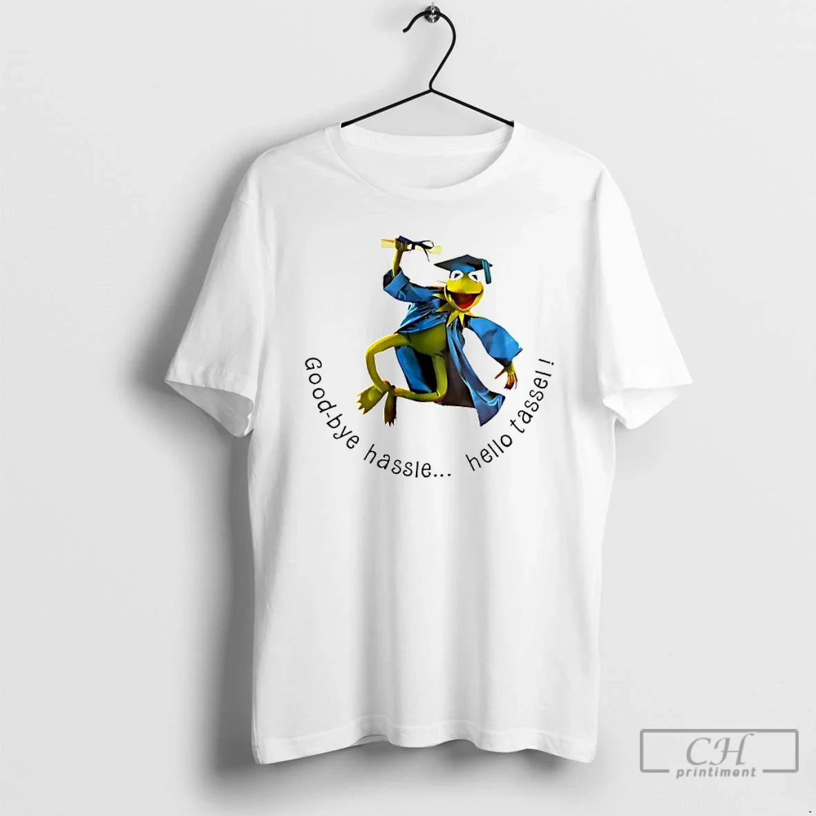Premium Kermit Frog Graduation Goodbye Hassie Hello Tasse T Shirts