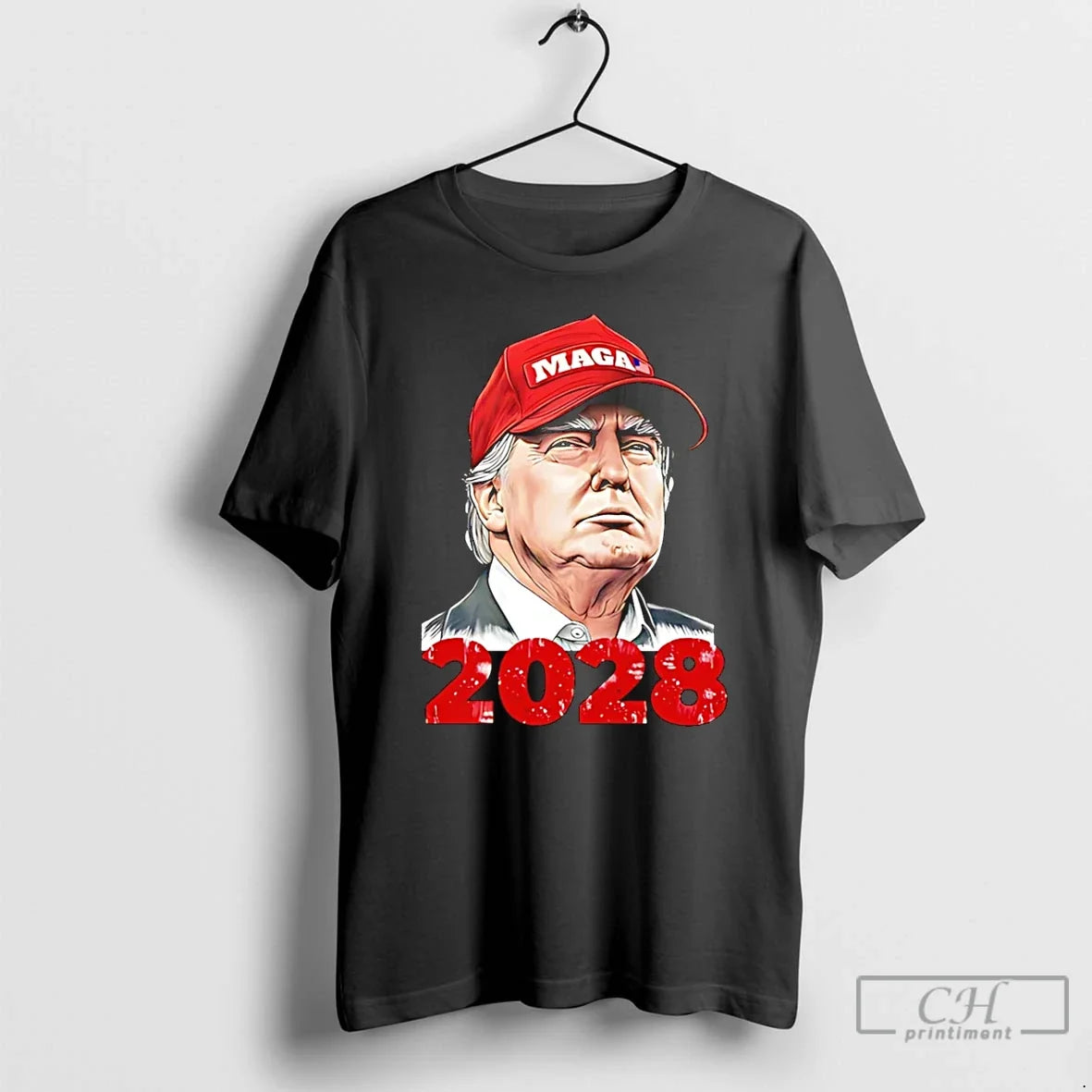 Premium Maga President Trump 2028 T Shirts