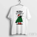 Premium Merry F Caw F Funny Christmas Ornaments T Shirts