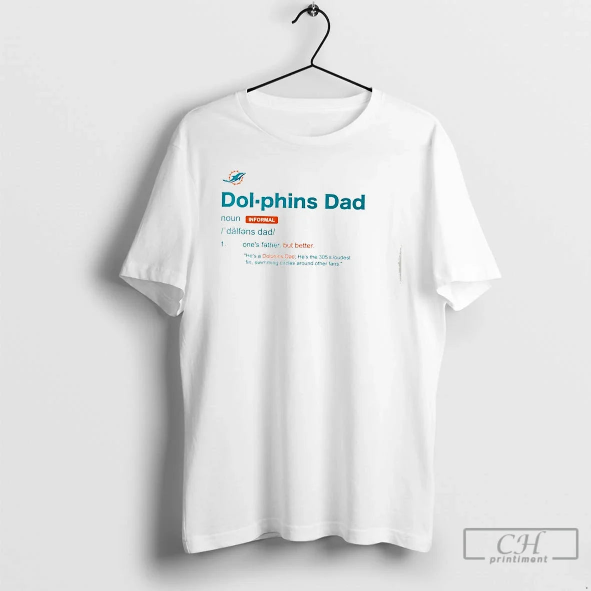 Premium Miami Dolphins Dad Definition T Shirts
