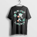 Premium New York Liberty Stadium Essentials Black Mascot Numero Uno T Shirts
