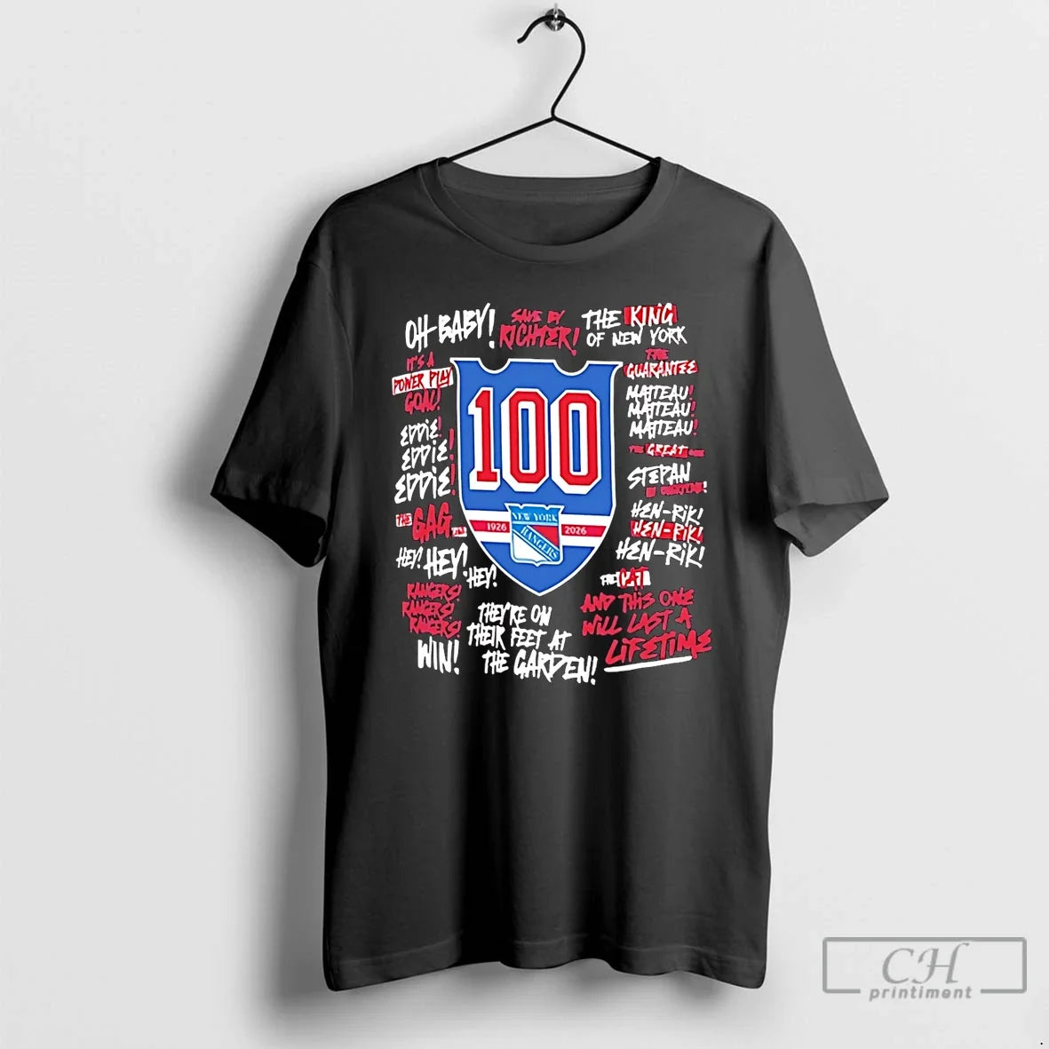 Premium New York Rangers Ny Centennial Season 100th T Shirts