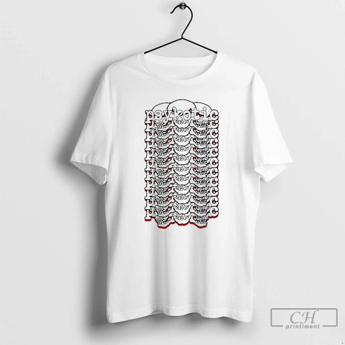 Premium Psykotic Skull Logo T Shirts