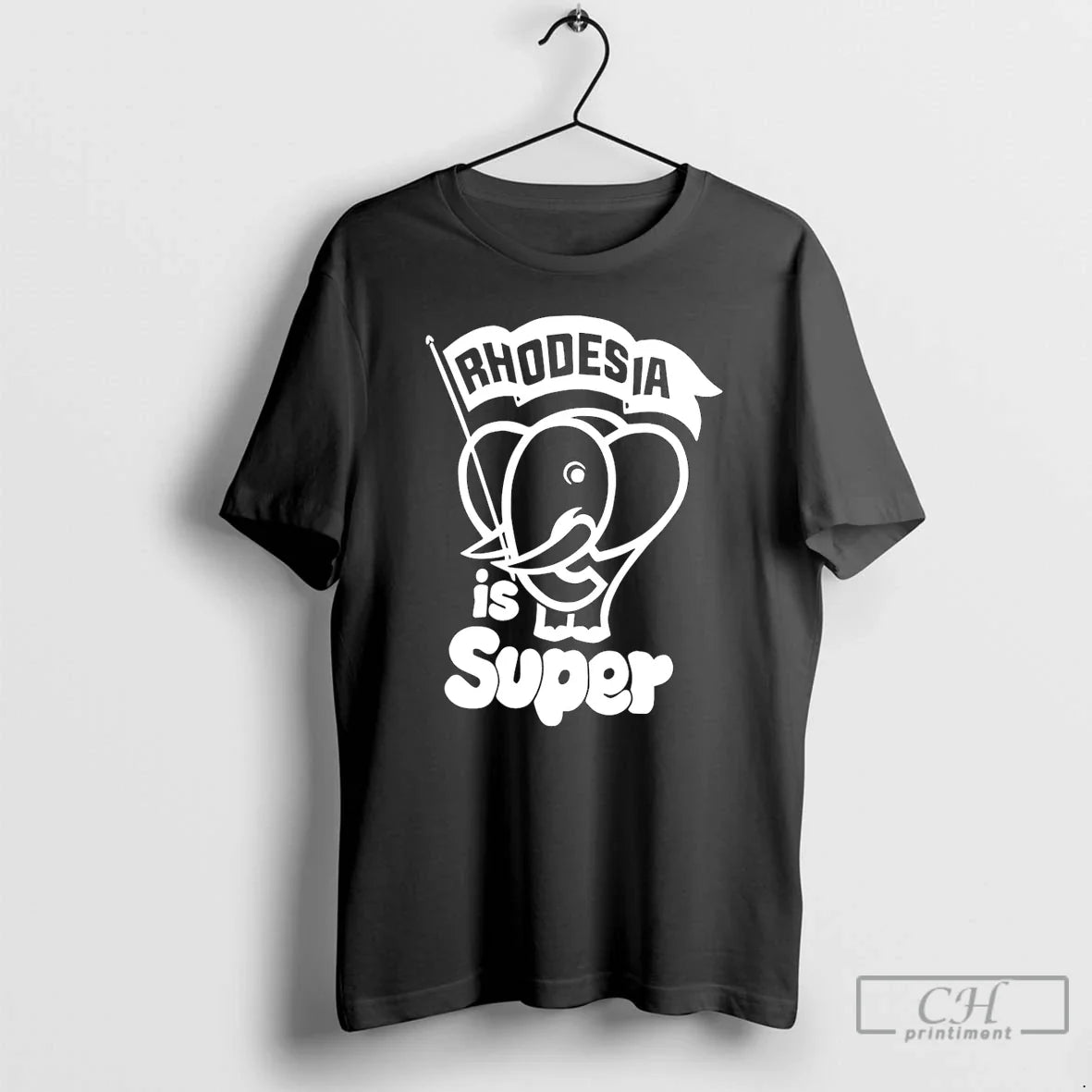 Premium Rhodesia Is Super Cartoon T Shirts