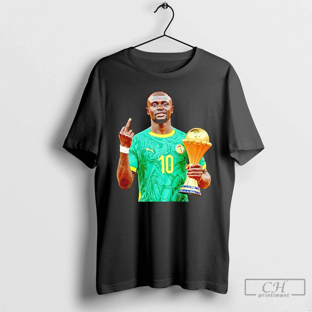 Sadio Mane Senegal 2026 Champions Middle Finger Trophy