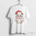 Premium Santa Claus Big Head Merry Christmas 2025 T Shirts