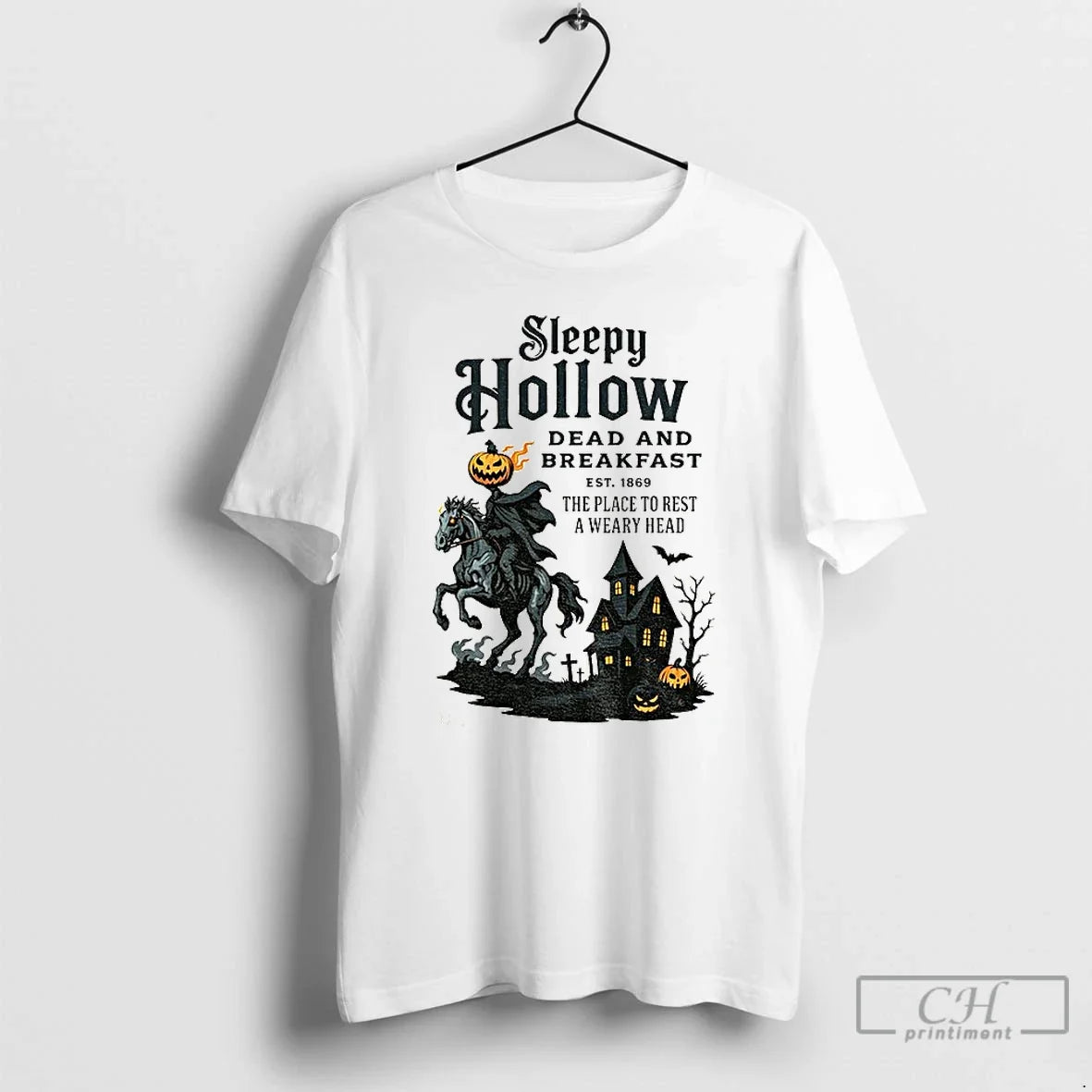 Premium Sleepy Hollow Dead And Breakfast Est 1869 The Place To Rest A Weary Head
