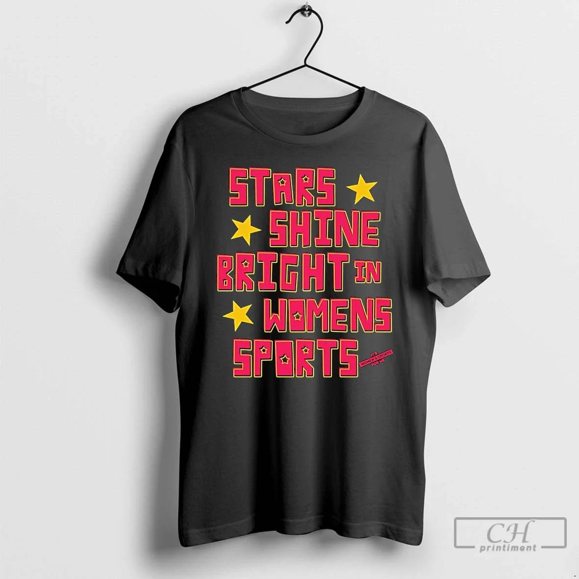Premium Stars Shine Bright In Womens Sports T Shirts