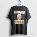 Premium Thomas Jefferson Declaration Of Independence T Shirts