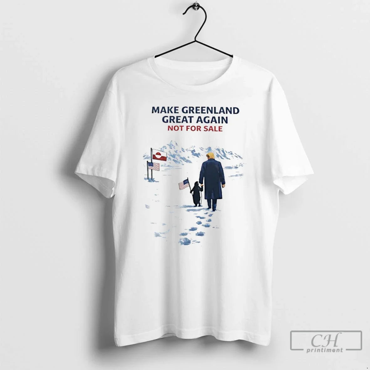 Trump Penguin But Why Make Greenland Great Again Not For Sale