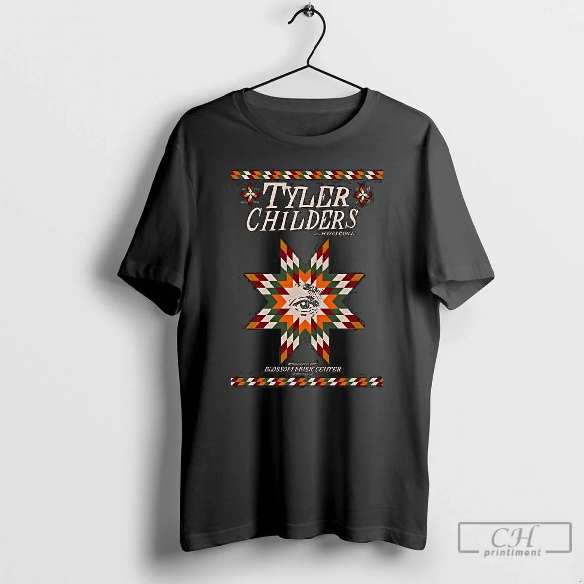 Premium Tyler Childers Tour Cuyahoga Falls Ohio October 7 2025 Long Sleve T Shirts