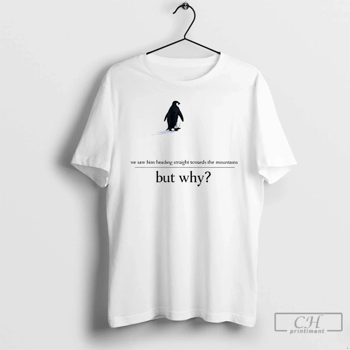 We Saw Him Heading Straight But Toward The Mountains Why Penguin