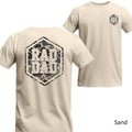 "Rad Dad" - Modern Camo Design for Stylish Fathers, Perfect Gift for Dads, Menswear Top Streetwear, Gift for Dad Crewneck Fabric Tshirt Cotton Soft Jackets Unisex Classic