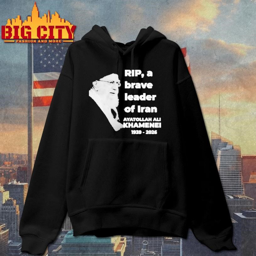 Rip, A Brave Leader Of Iran Ayatollah Ali Khamenei 1939-2026 Shirt Unisex