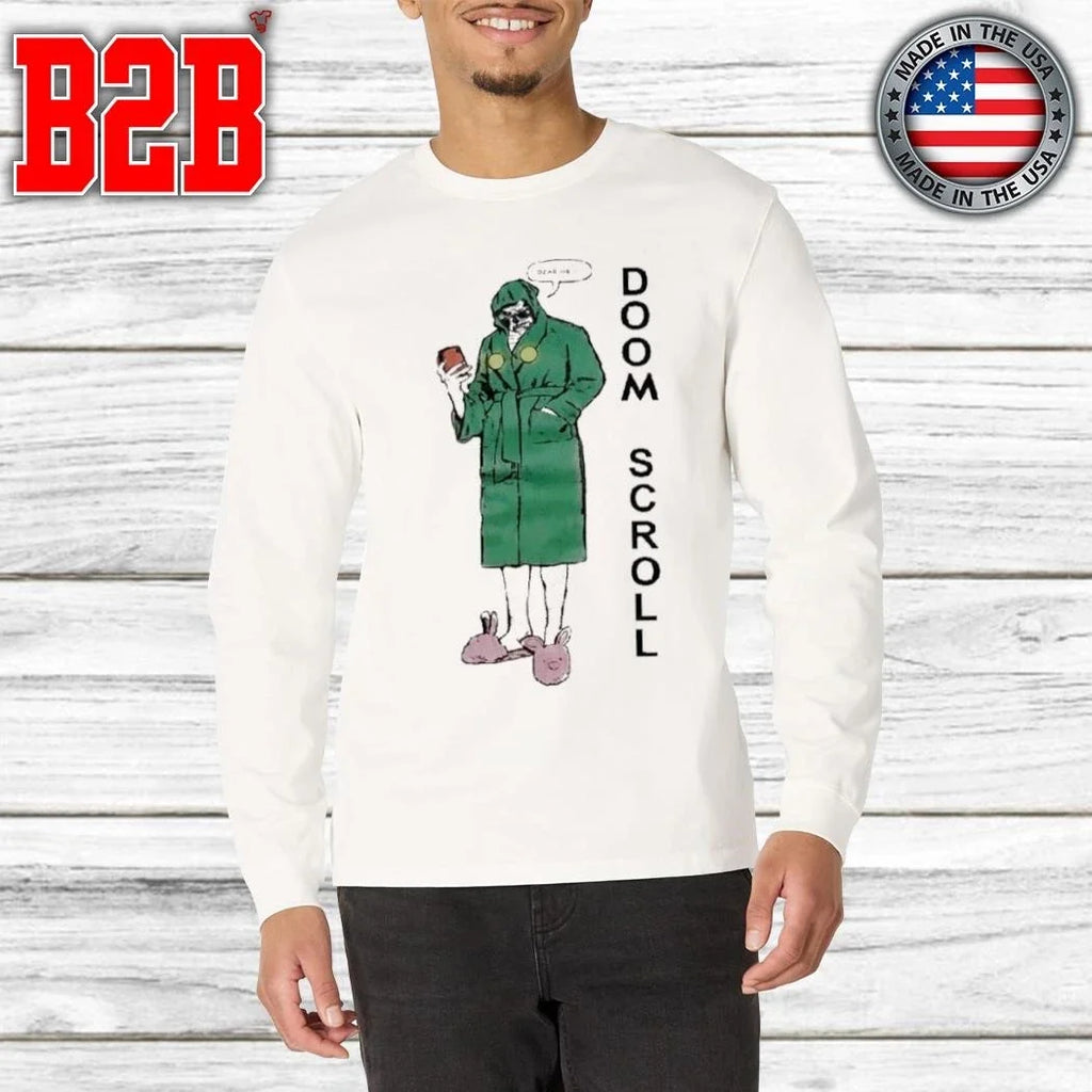 Robert Downey Jr Doom Scroll Phone Shirt Unisex
