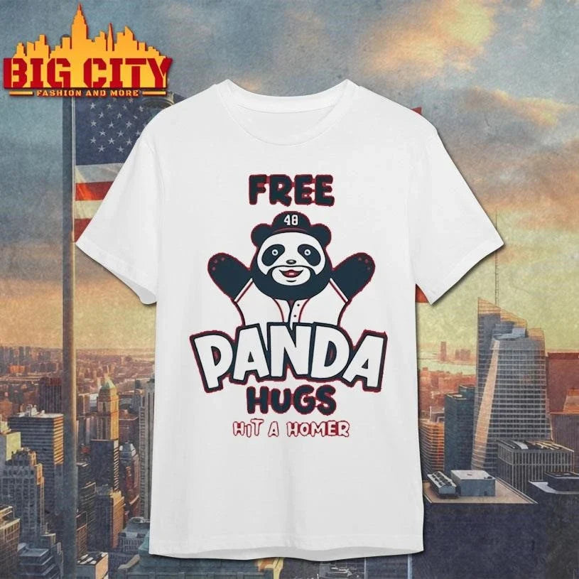 Ronald Acuna Jr Free Panda Hug Hit A Homer Shirt Unisex