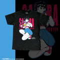 CAPCOM STREET FIGHTER SAKURA "PIN-UP" TSHIRT.