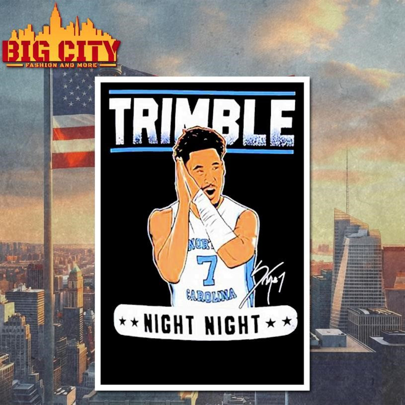Seth Trimble North Carolina Tar Heels Night night Shirt Unisex