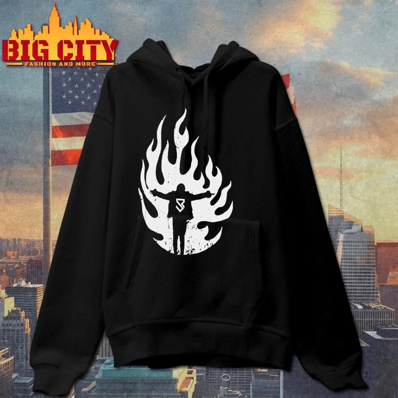 Seth rollins flames shirt Unisex