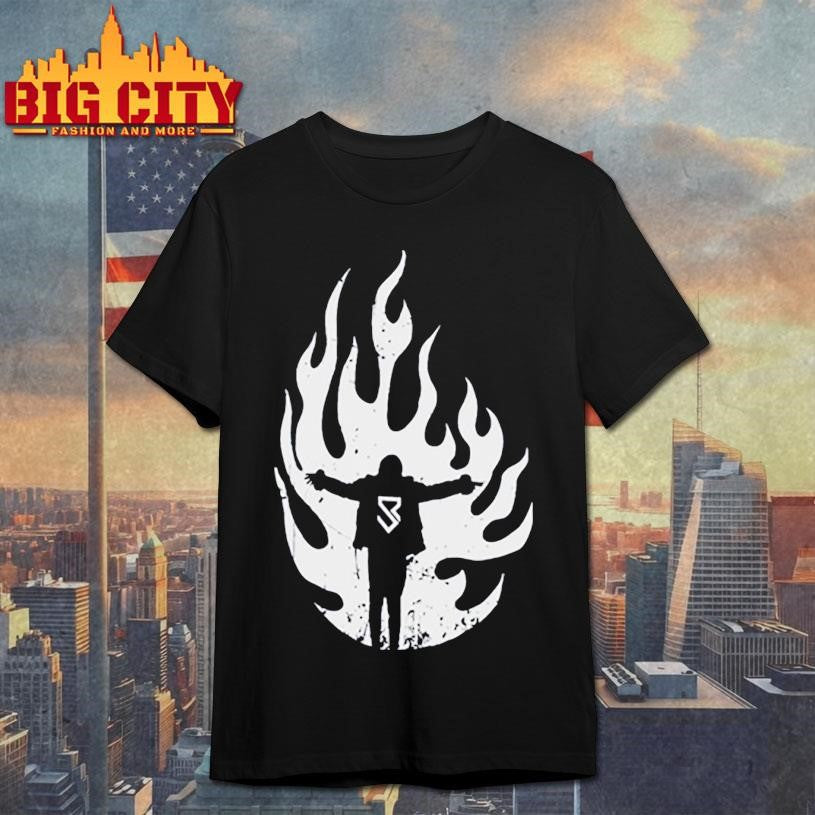Seth rollins flames shirt Unisex
