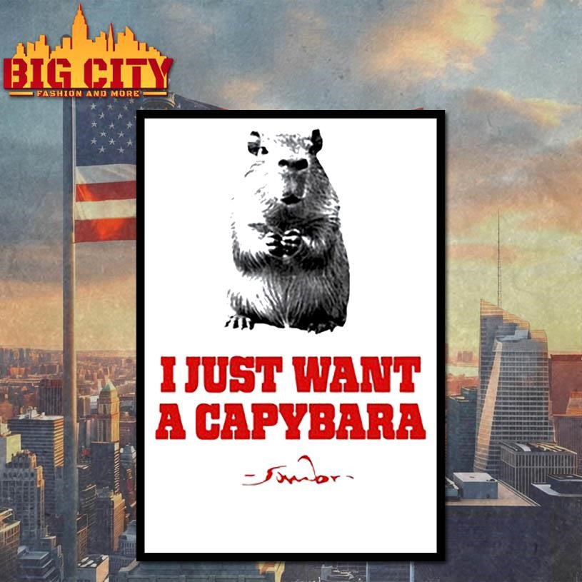 Sombr I Just Want A Capybara Shirt Unisex