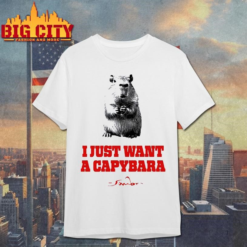 Sombr I Just Want A Capybara Shirt Unisex