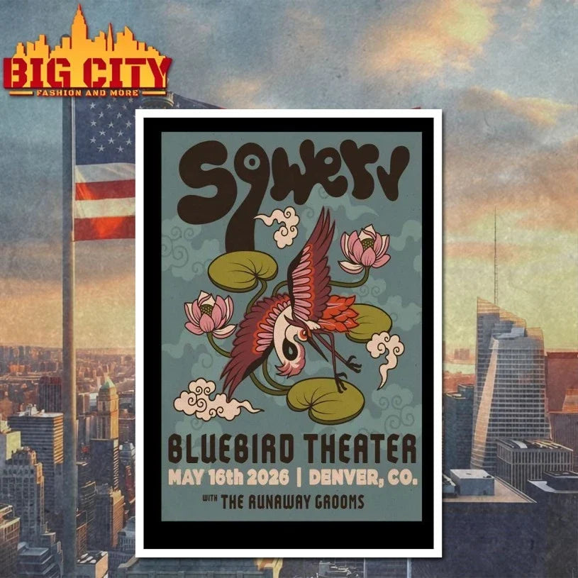 Sqwerv May 16 2026 Bluebird Theater in Denver CO Poster Unisex