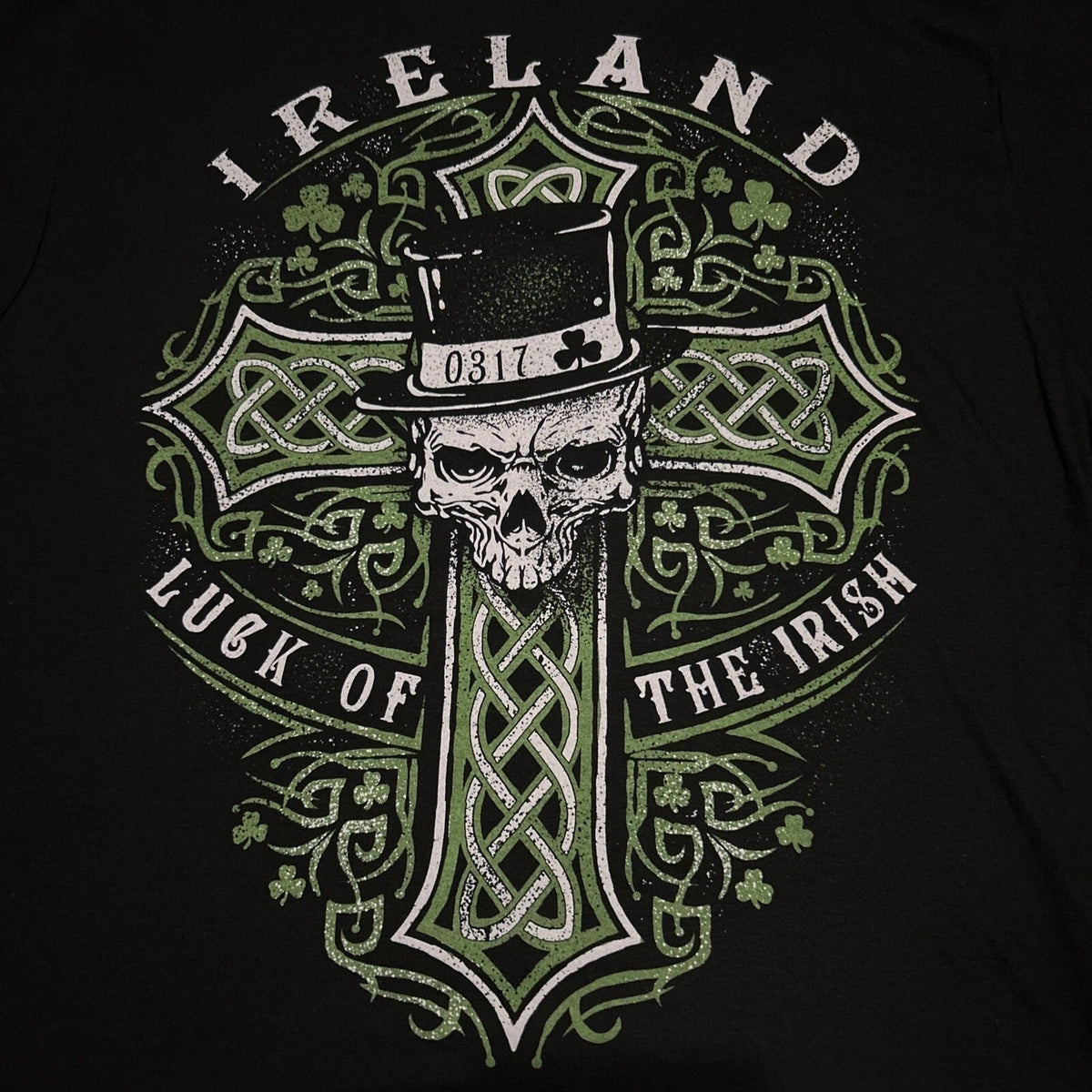 St. Patrick's Day Lucky or Lucky F**ker Funny Profanity Matching Shirts Unisex