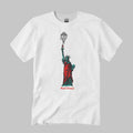 Statue Of Liberty Red Dress Shirt