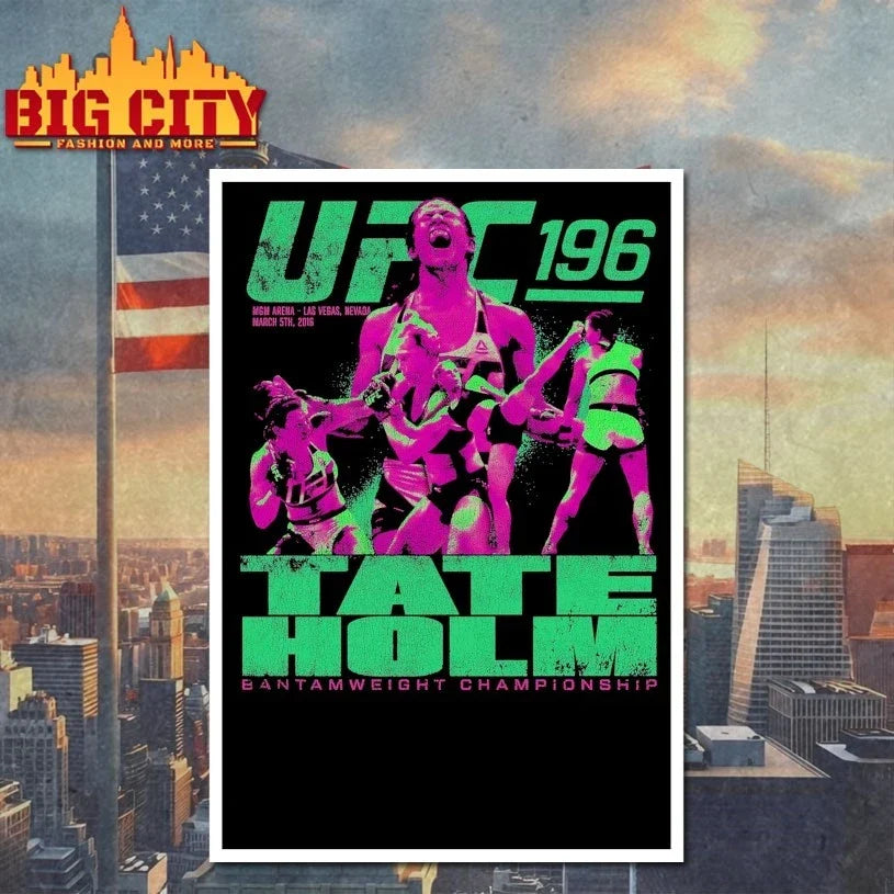 Tate Vs Holm Ufc 196 Featherweight Championship Unisex